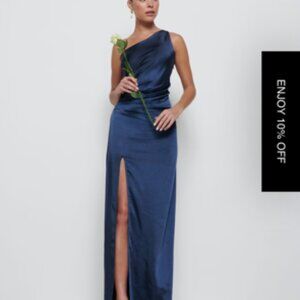 Pretty Lavish Blue Floor Length Dress Size 10 US